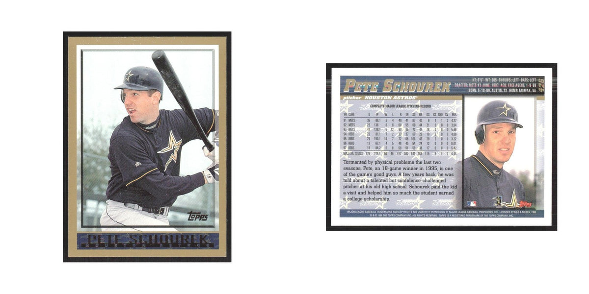1998 Topps Pete Schourek Astros #426