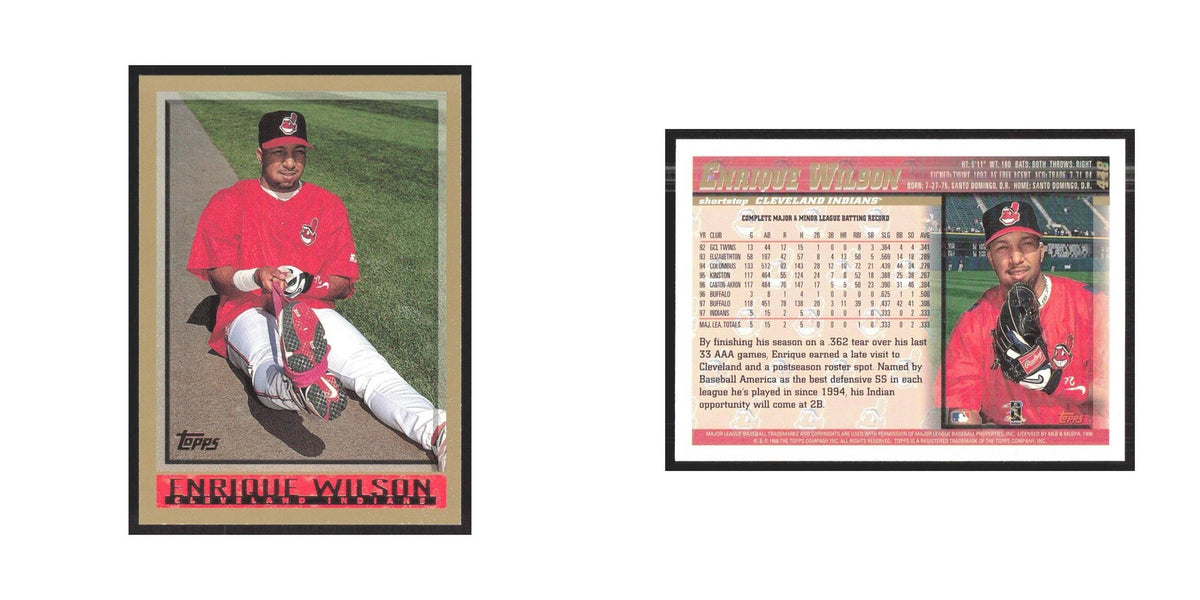 1998 Topps Enrique Wilson Indians #448
