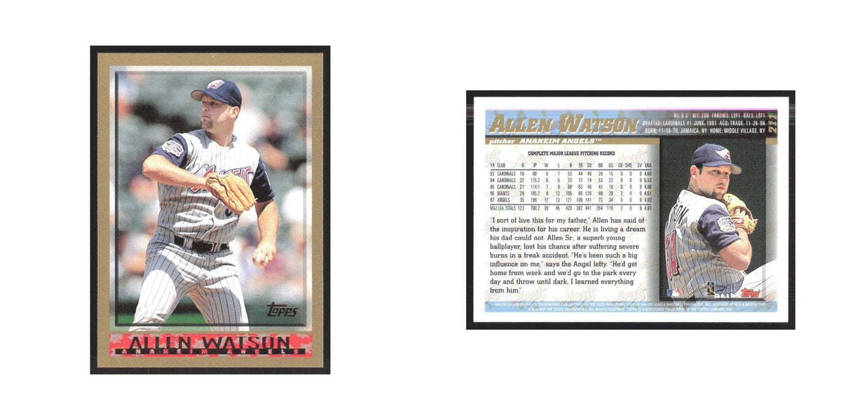 1998 Topps Allen Watson Angels #211