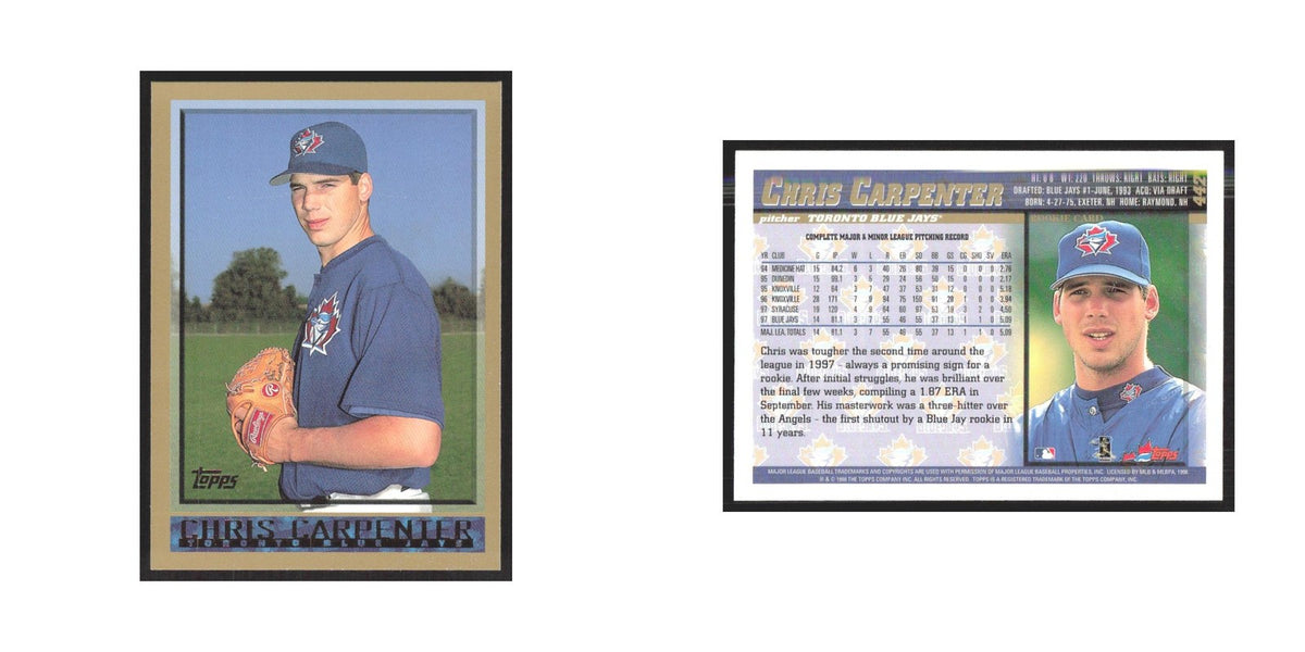 1998 Topps Chris Carpenter Blue Jays #442