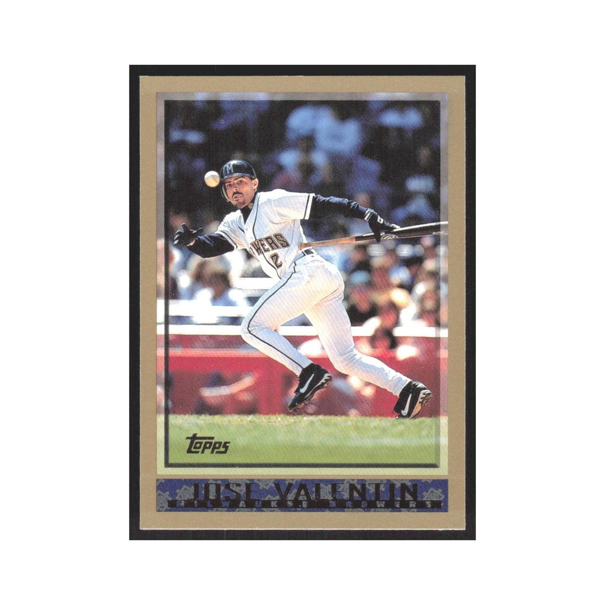 1998 Topps Jose Valentin Brewers #158