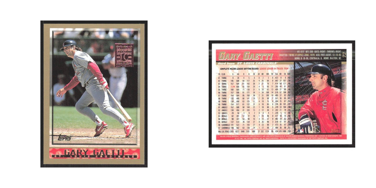 1998 Topps Gary Gaetti Cardinals #72