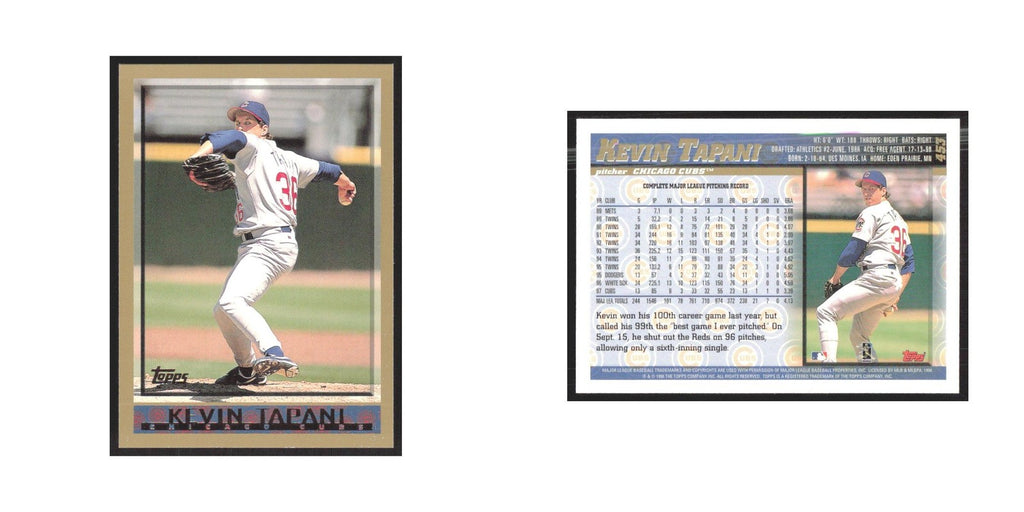 1998 Topps Kevin Tapani Cubs #453
