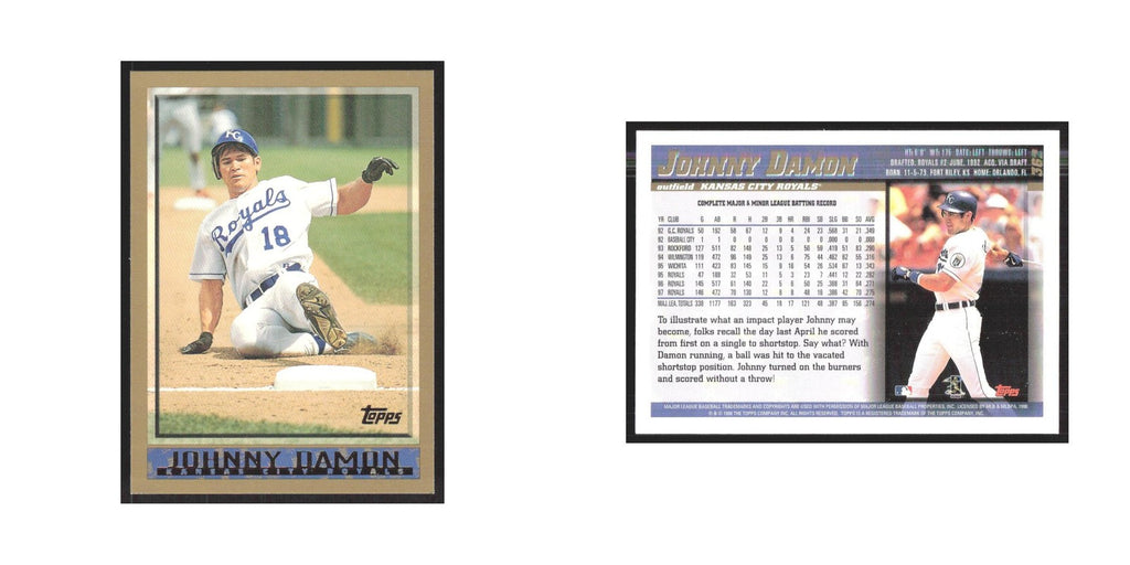 1998 Topps Johnny Damon Royals #362
