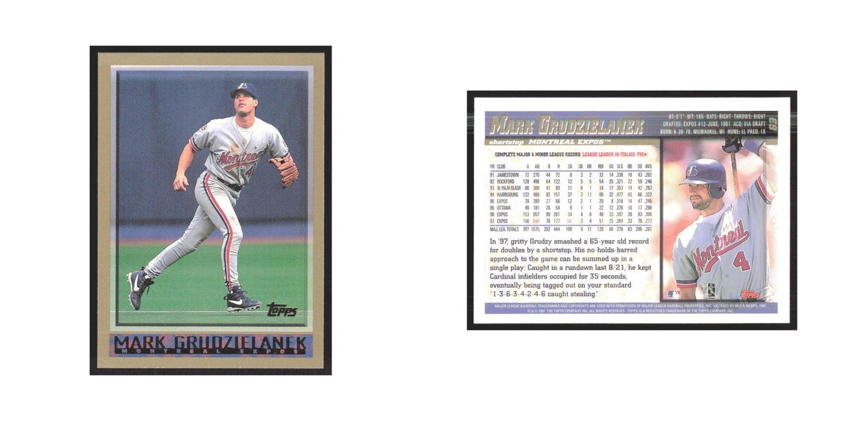 1998 Topps Mark Grudzielanek Montreal Expos #69