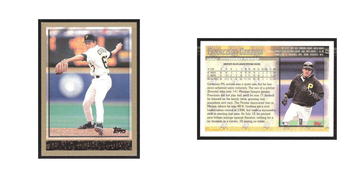 1998 Topps Francisco Cordova Pirates #11