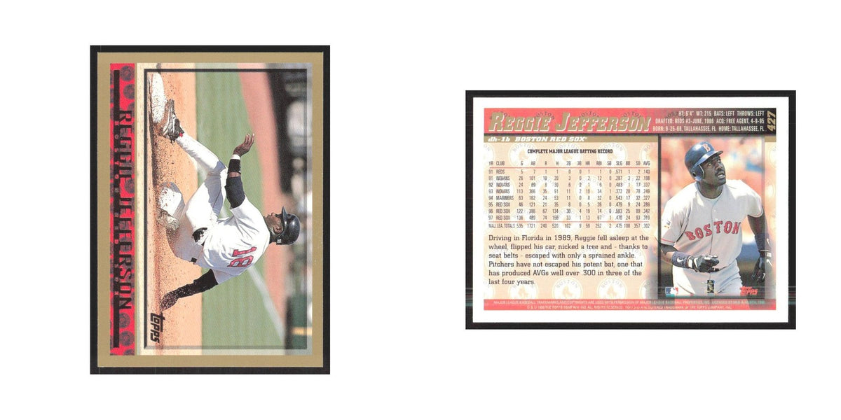 1998 Topps Reggie Jefferson Red Sox #427