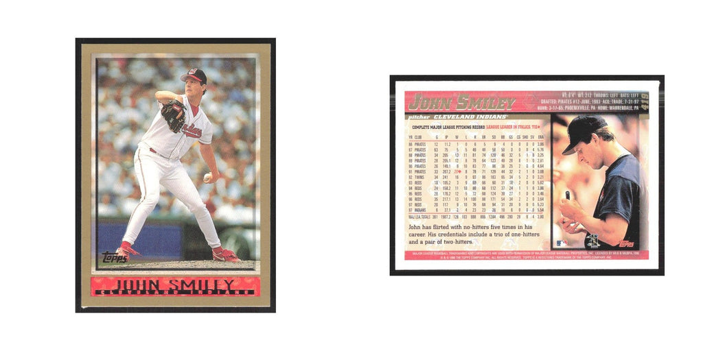 1998 Topps John Smiley Indians #419