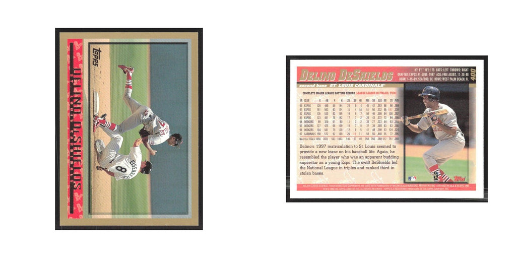 1998 Topps Delino DeShields Cardinals #400