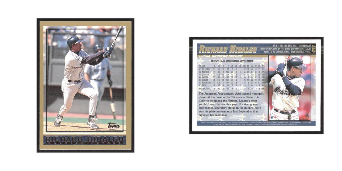 1998 Topps Richard Hidalgo Astros #461
