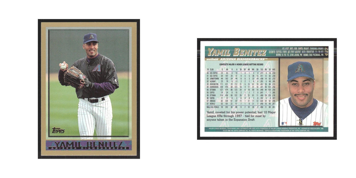 1998 Topps Yamil Benitez Diamondbacks #467