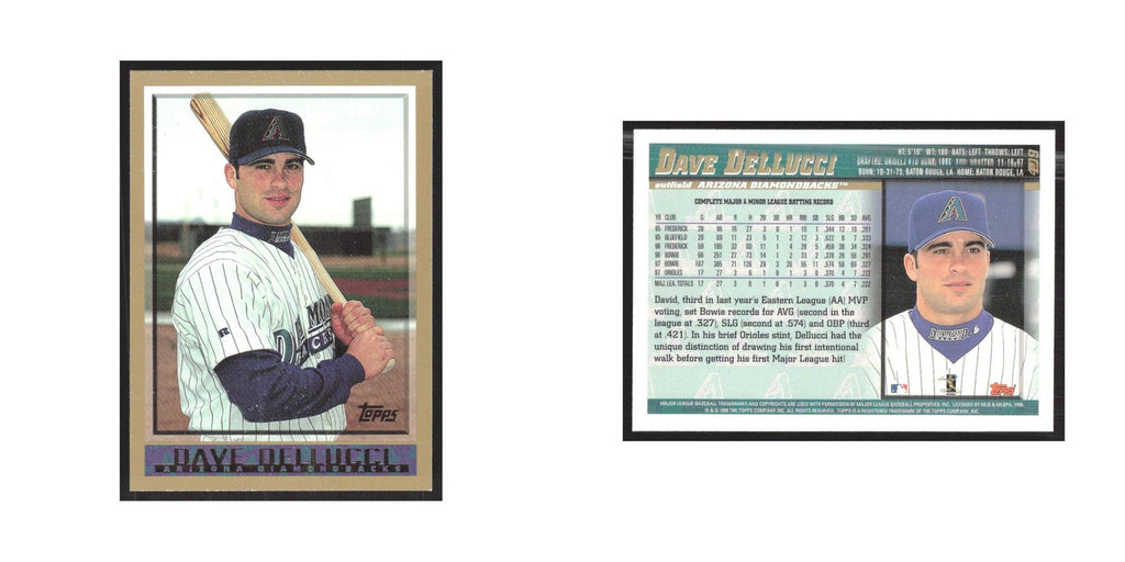 1998 Topps David Dellucci Diamondbacks #409