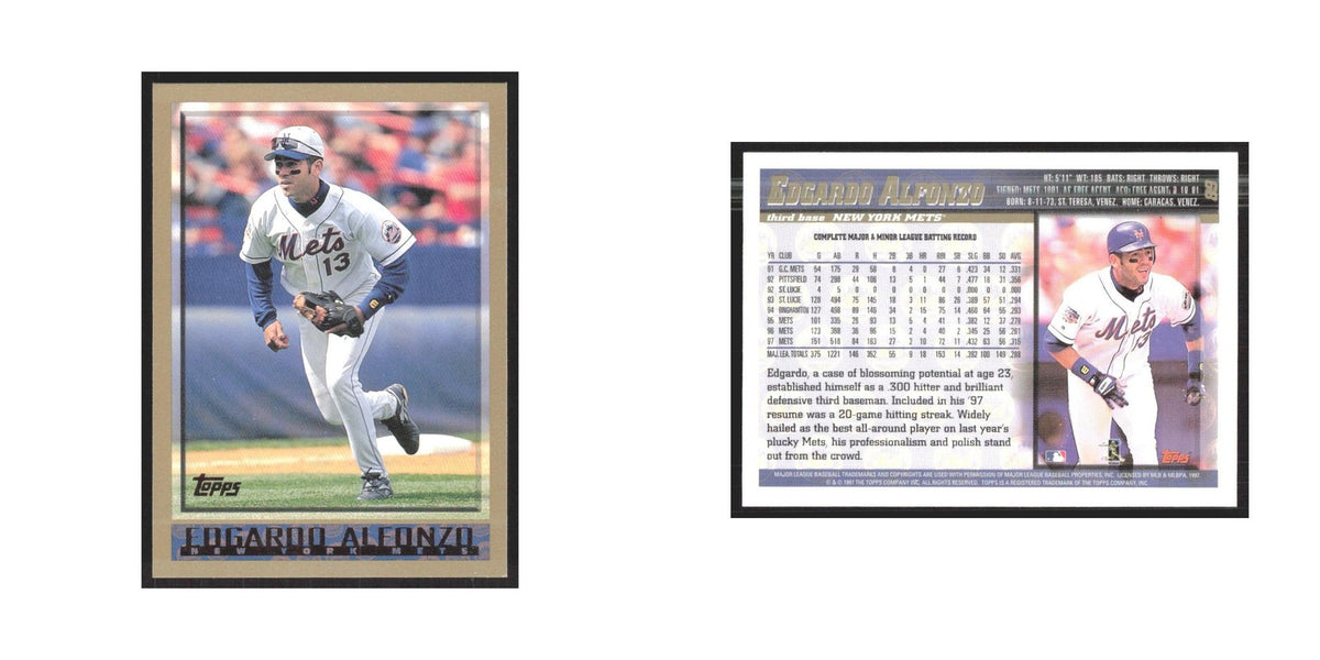 1998 Topps Edgardo Alfonzo Mets #89