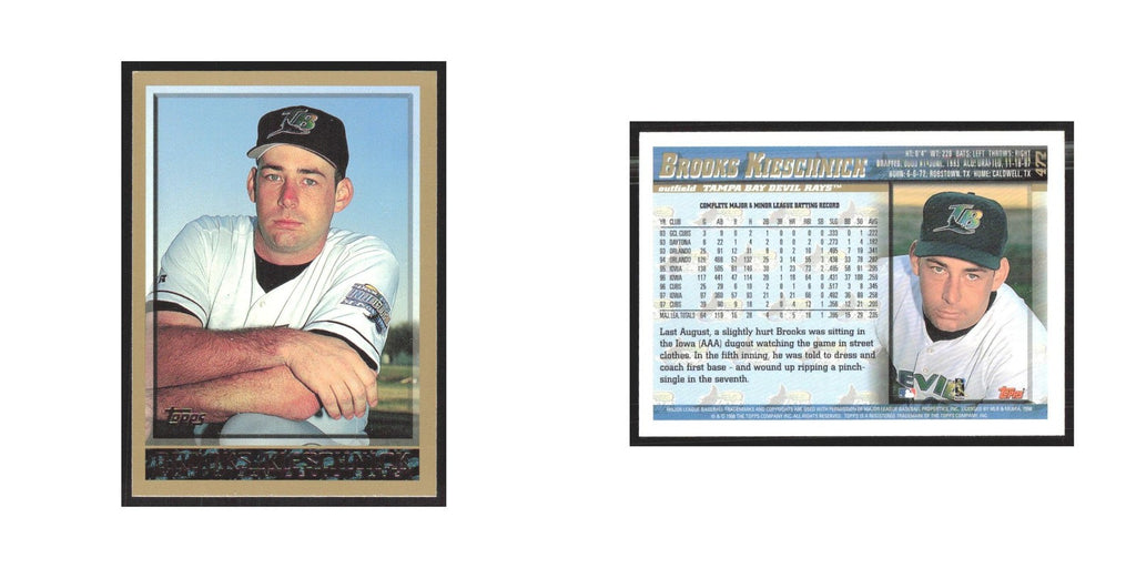 1998 Topps Brooks Kieschnick Rays #472