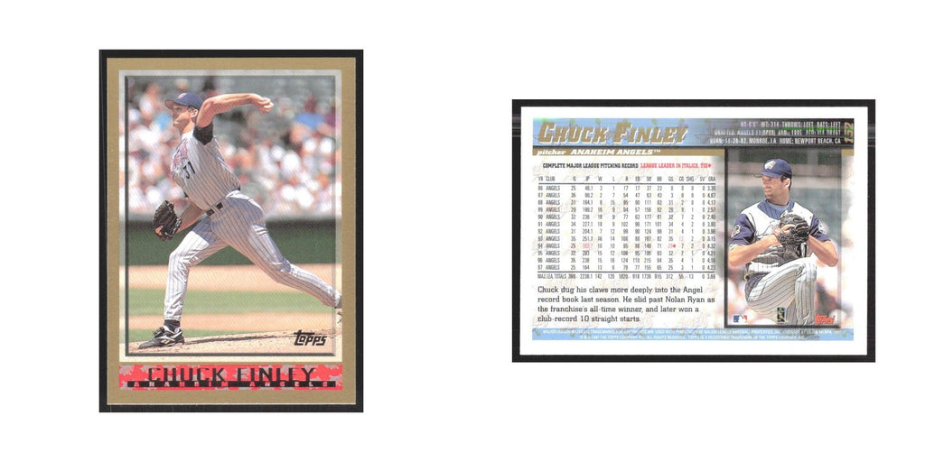 1998 Topps Chuck Finley Angels #152
