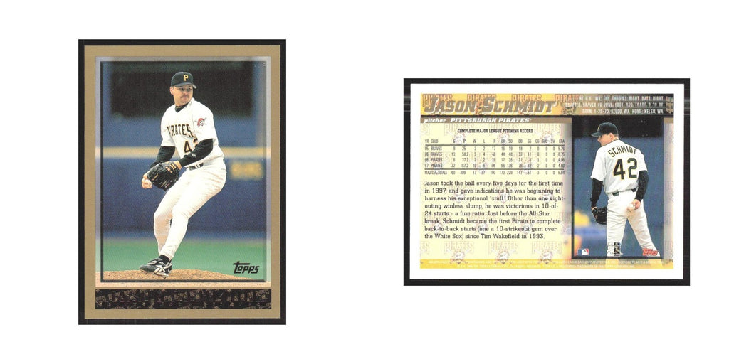 1998 Topps Jason Schmidt Pirates #445