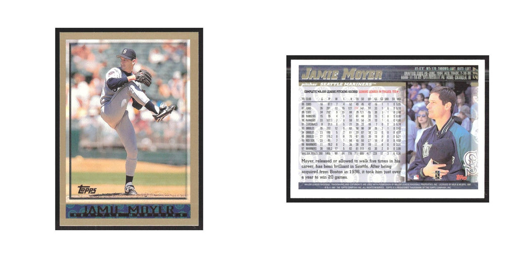 1998 Topps Jamie Moyer Mariners #217