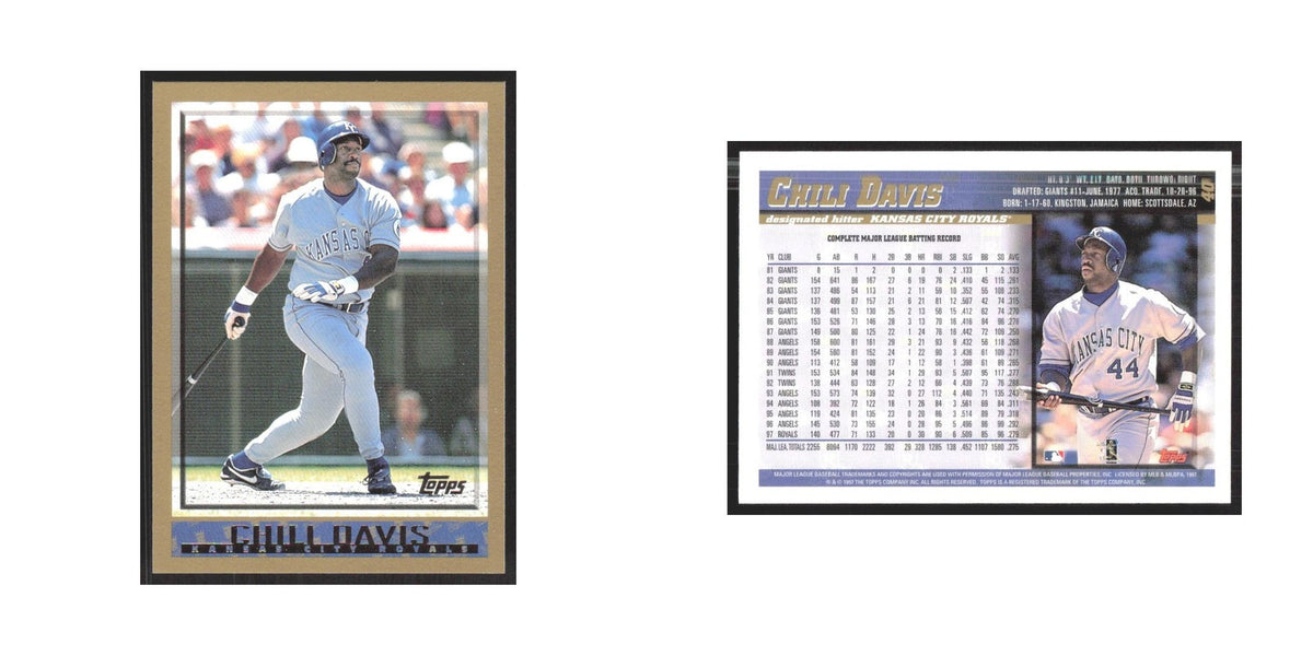 1998 Topps Chili Davis Royals #40