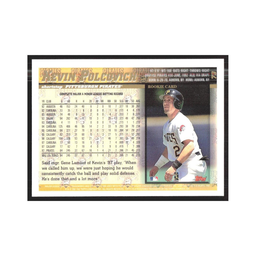 1998 Topps Kevin Polcoyich Pirates #79