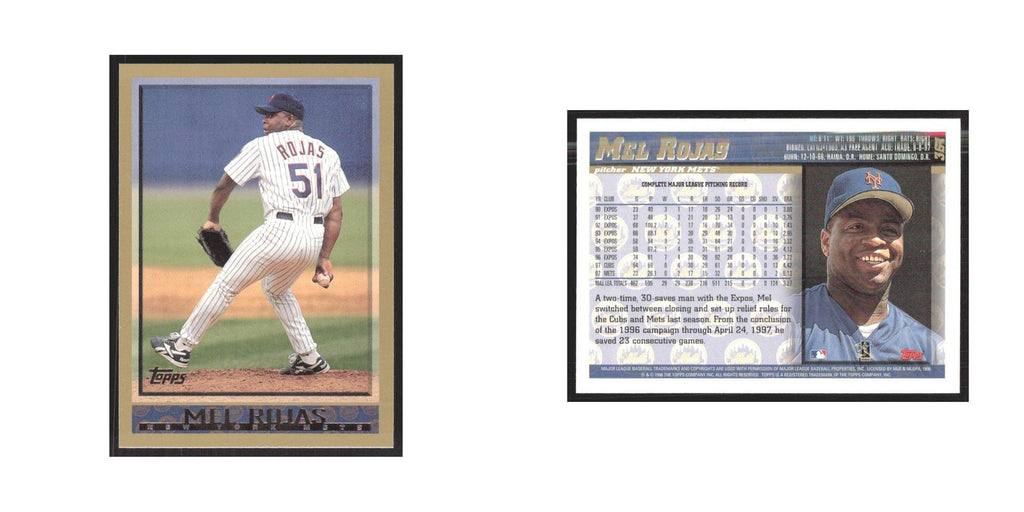 1998 Topps Mel Rojas Mets #361