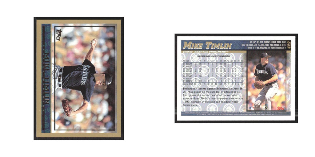 1998 Topps Mike Timlin Mariners #422