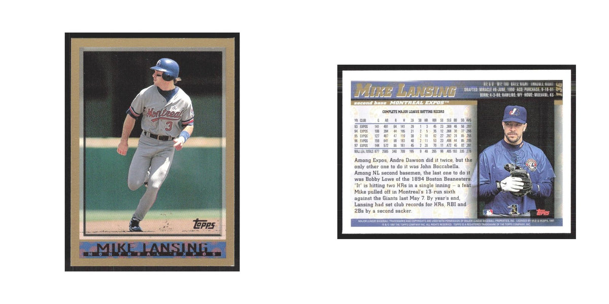 1998 Topps Mike Lansing Montreal Expos #136