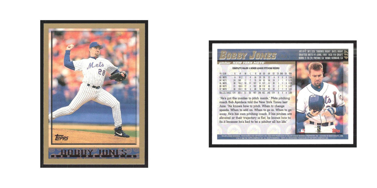1998 Topps Bobby Jones Mets #417
