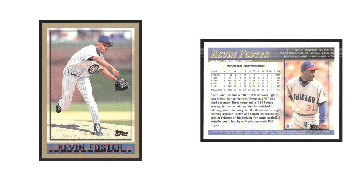 1998 Topps Kevin Foster Cubs #127
