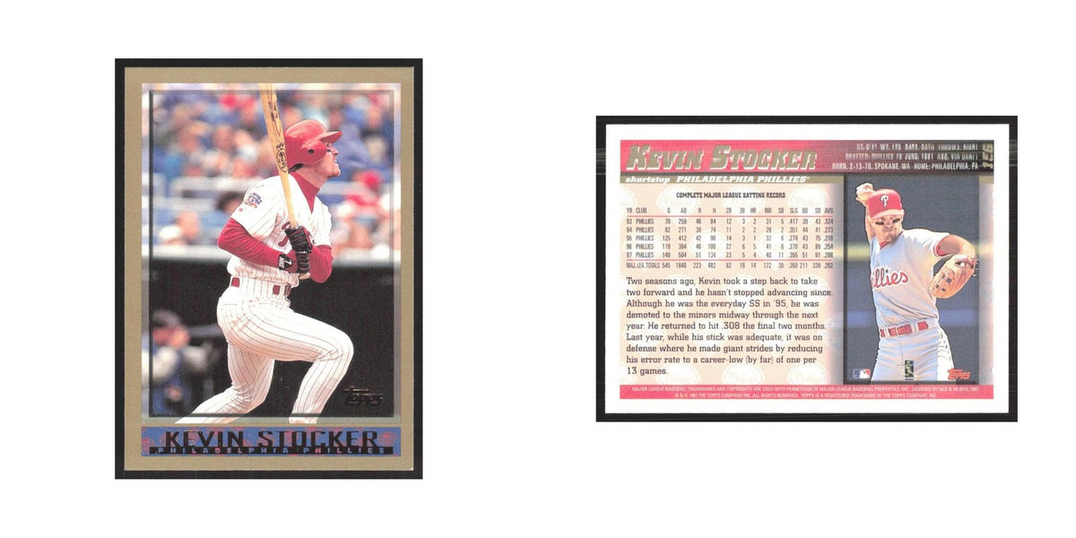 1998 Topps Kevin Stocker Phillies #156
