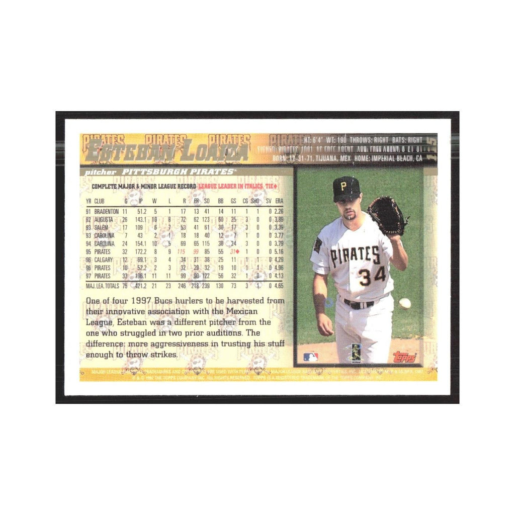 1998 Topps Esteban Loaiza Pirates #115