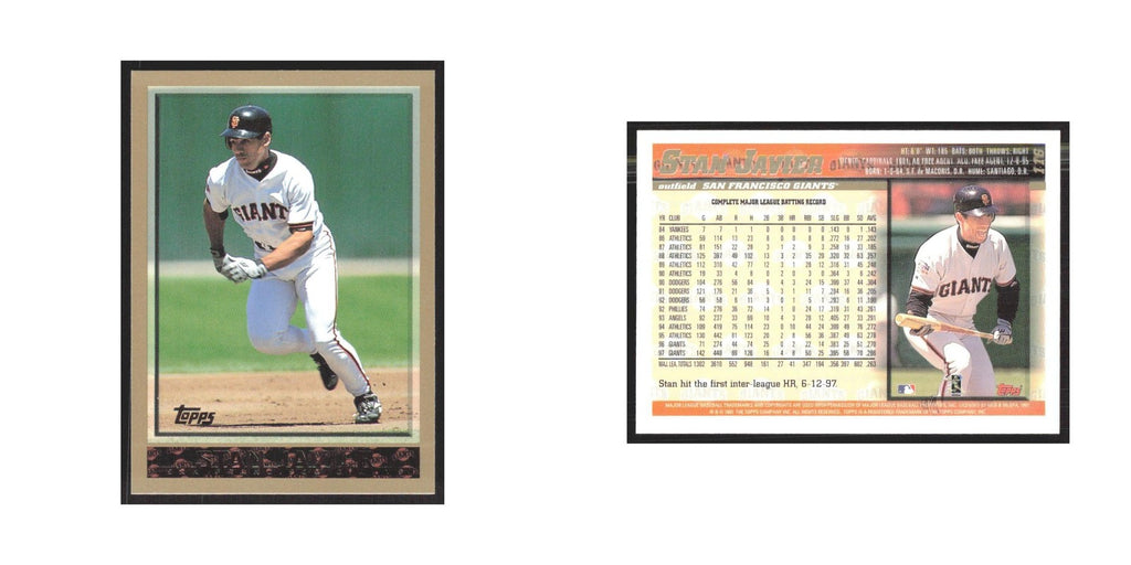 1998 Topps Stan Javier Giants #116