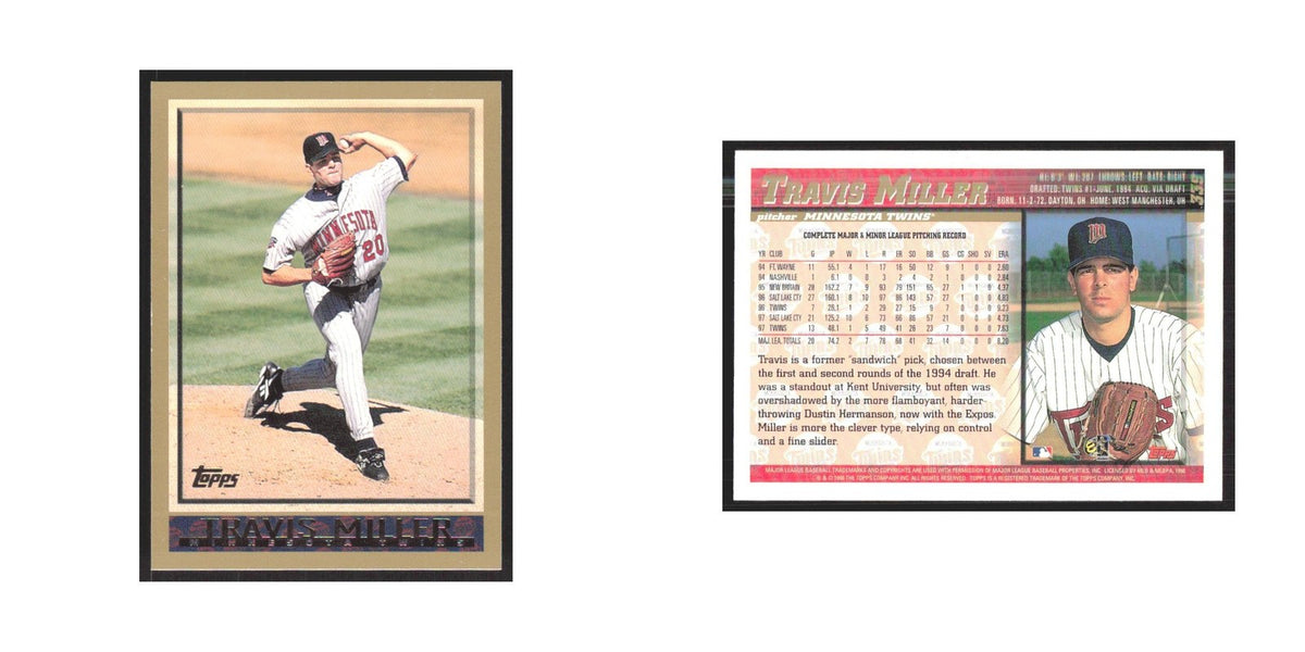 1998 Topps Travis Miller Twins #339