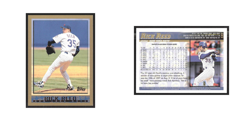 1998 Topps Rick Reed Mets #132