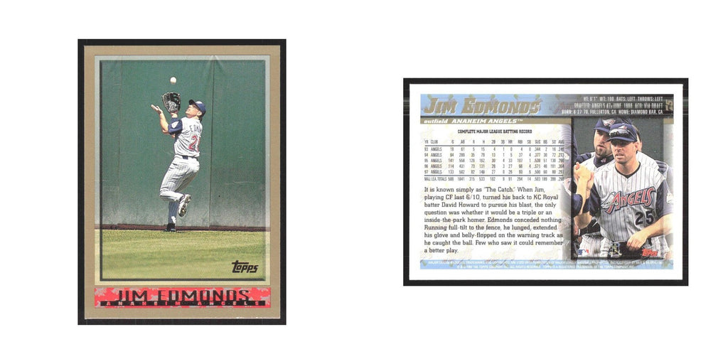 1998 Topps Jim Edmonds Angels #75