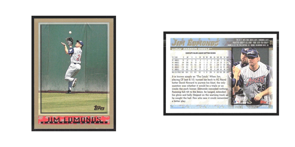 1998 Topps Jim Edmonds Angels #75