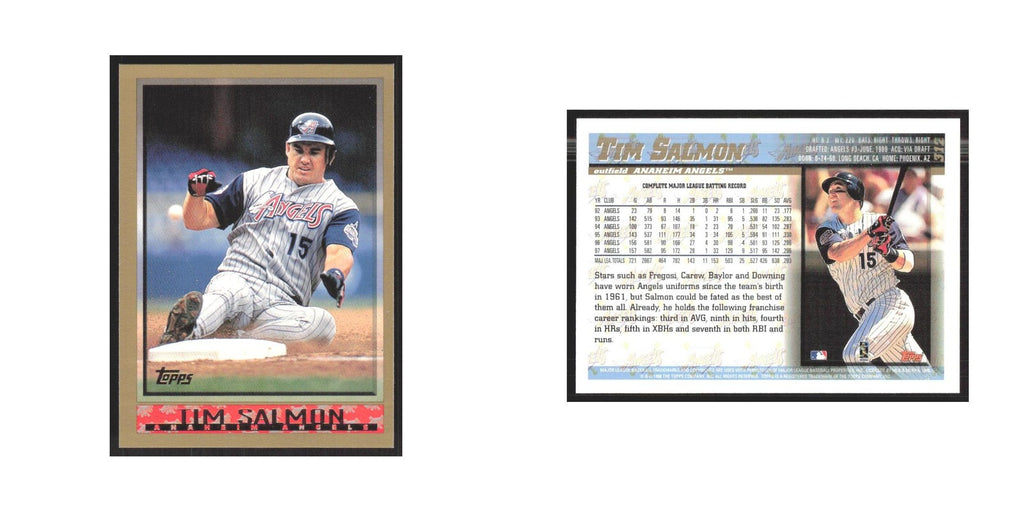 1998 Topps Tim Salmon Angels #312
