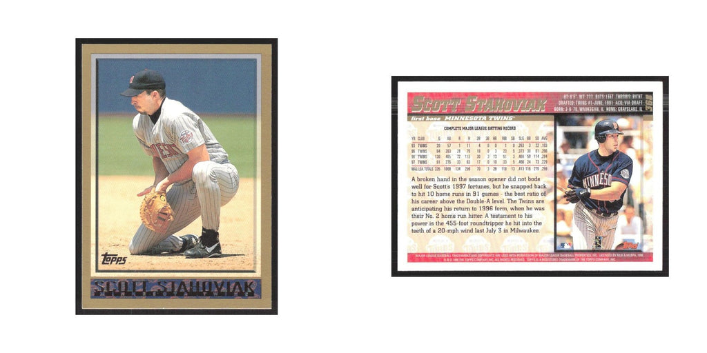 1998 Topps Scott Stahoviak Twins #368