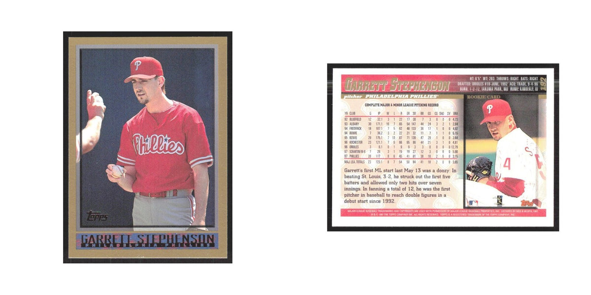 1998 Topps Garrett Stephenson Phillies #192