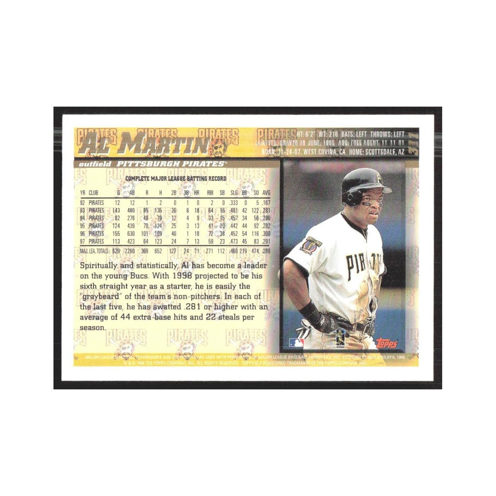 1998 Topps Al Martin Pirates #311