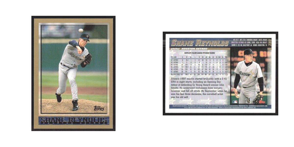 1998 Topps Shane Reynolds Astros #380