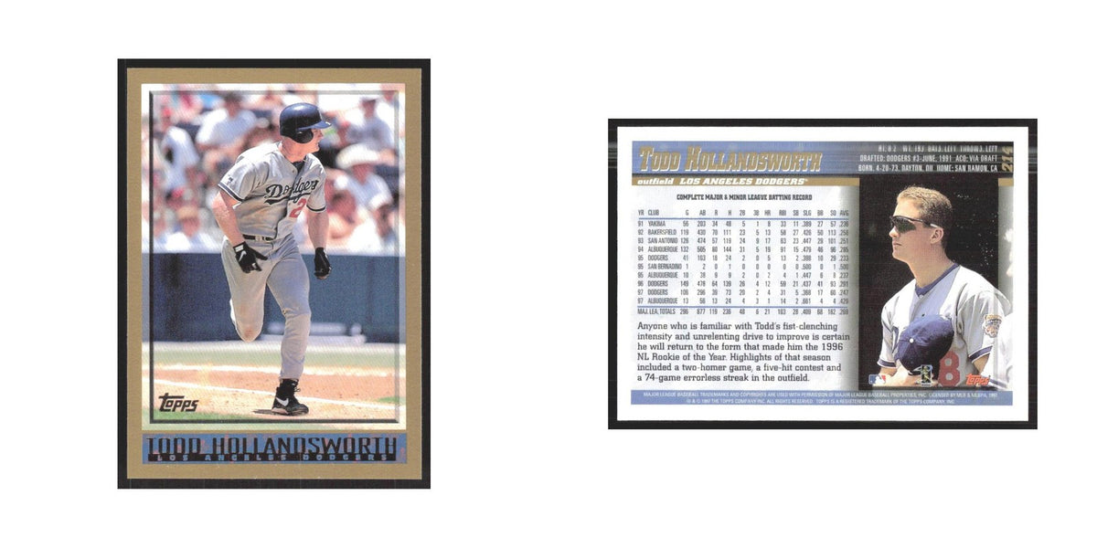 1998 Topps Todd Hollandsworth Dodgers #214