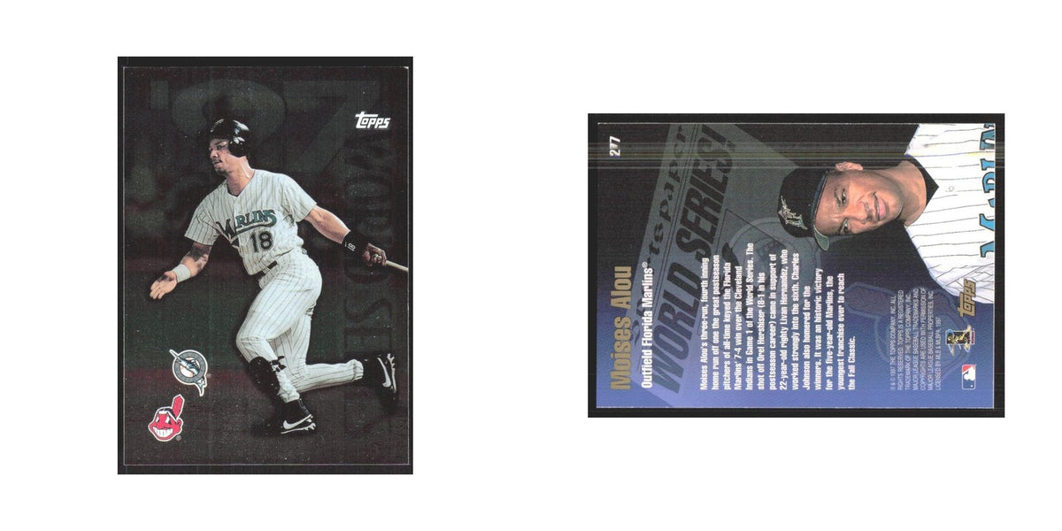 1998 Topps Moises Alou Florida Marlins #277