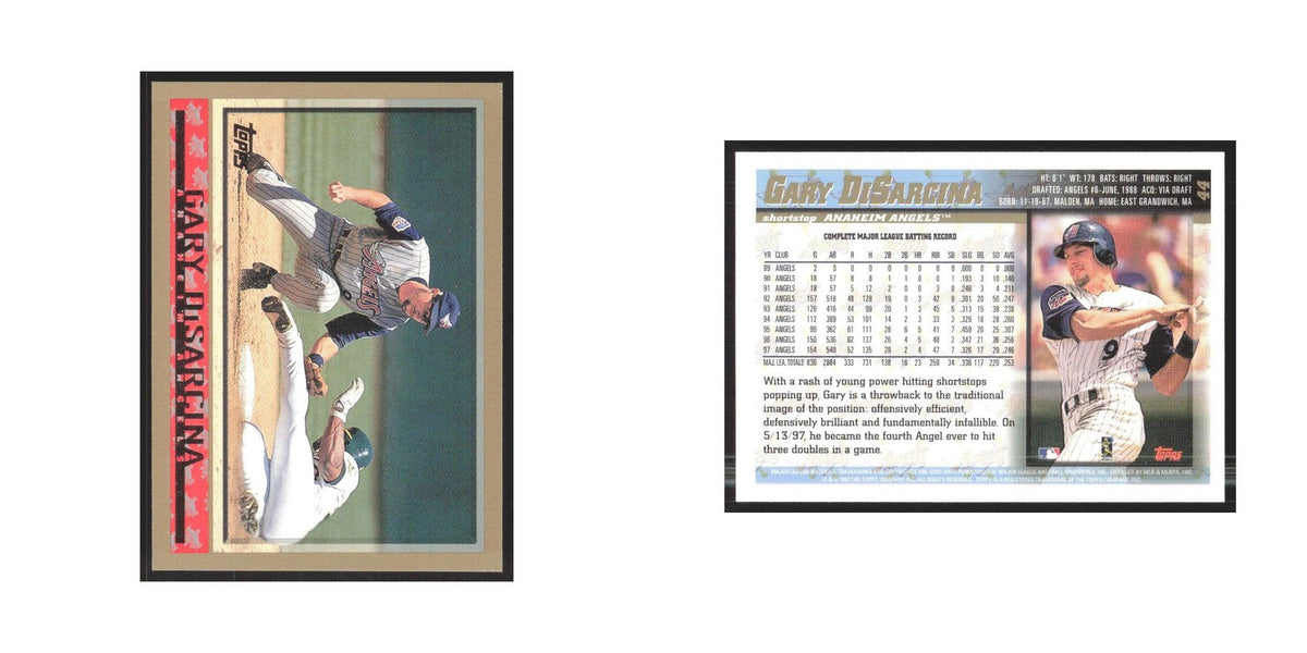 1998 Topps Gary DiSarcina Angels #44