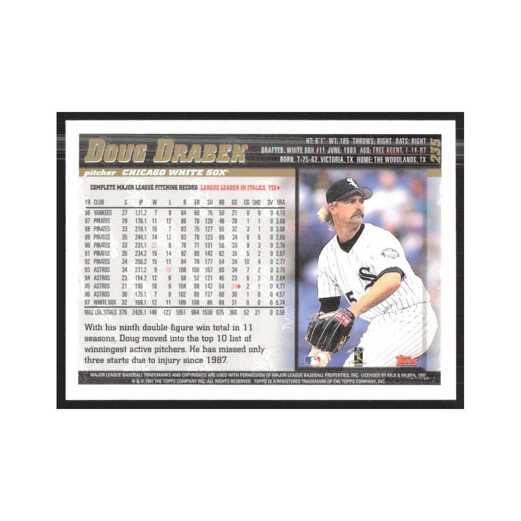 1998 Topps Doug Drabek White Sox #235