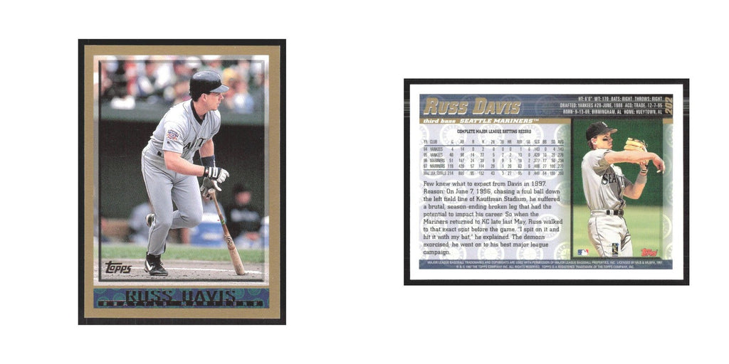 1998 Topps Russ Davis Mariners #202
