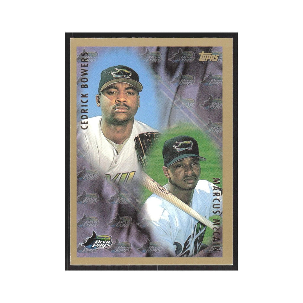 1998 Topps Cedrick Bowers/Marcus McCain Rays #501