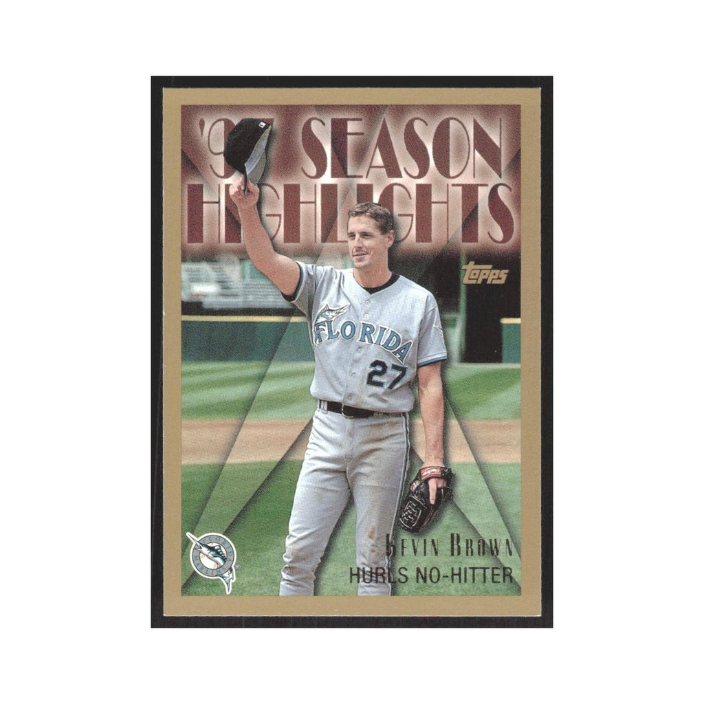 1998 Topps Kevin Brown Florida Marlins #266