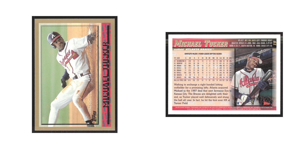 1998 Topps Michael Tucker Braves #19