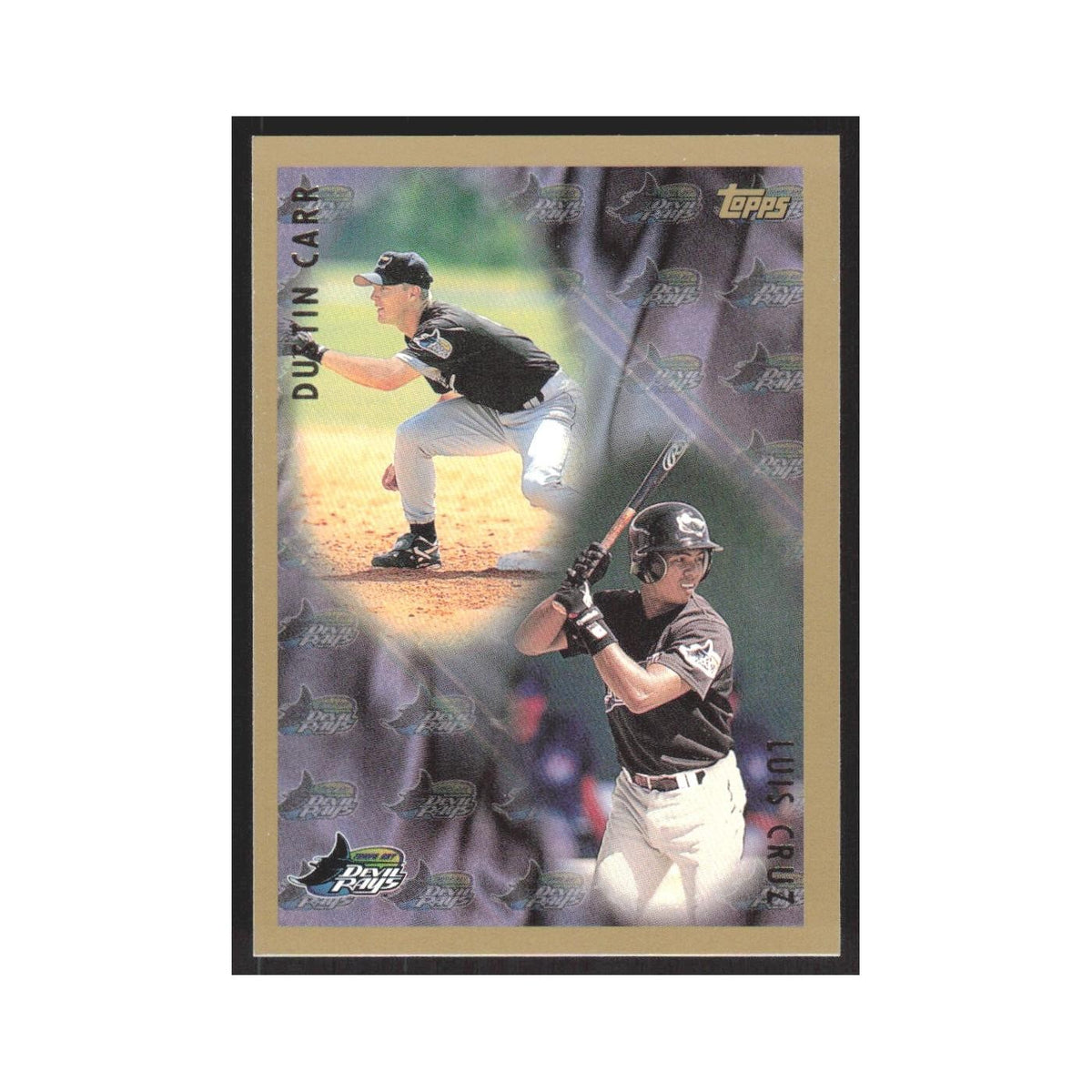 1998 Topps Dustin Carr/Luis Cruz Rays #500