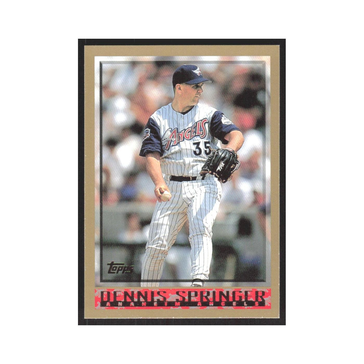 1998 Topps Dennis Springer Angels #243
